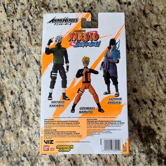 Anime Heroes Naruto Shippuden Uzumaki Naruto 6.5" scale figure play or display - Picture 3 of 8